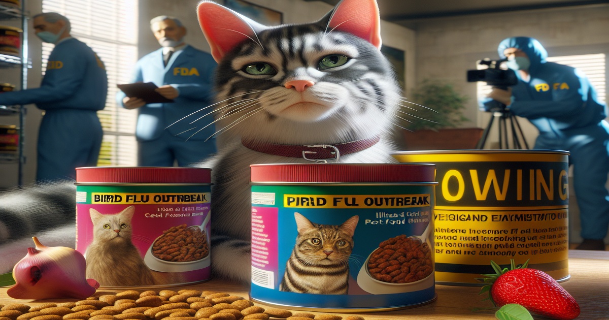 Main image to the post Bird Flu Outbreak in Pet Food Sickens Cats, Prompts FDA Investigation and Action