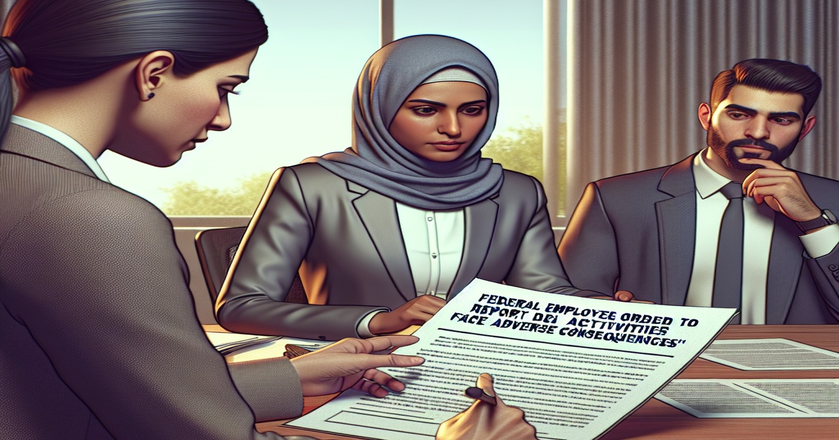 Main image to the post Federal Employees Ordered to Report DEI Activities or Face 'Adverse Consequences'