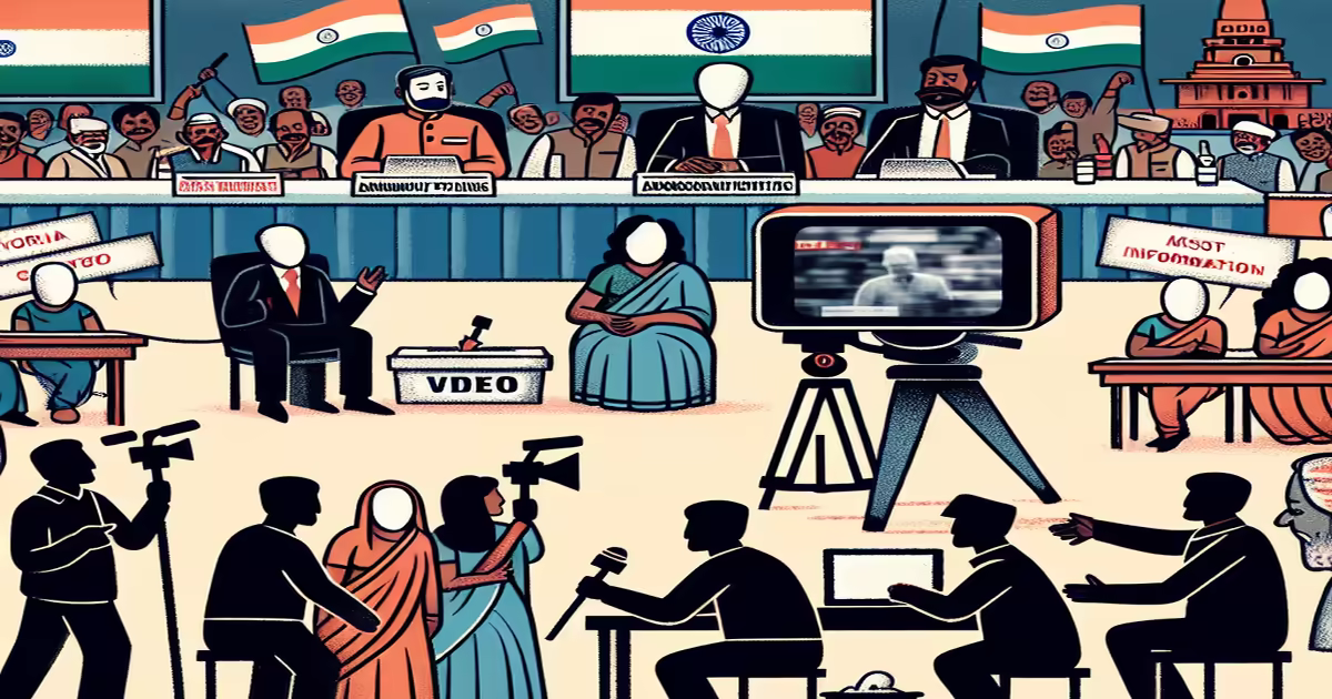 Main image to the post Manipulated Videos Trigger Investigations as India's Election Campaign Intensifies