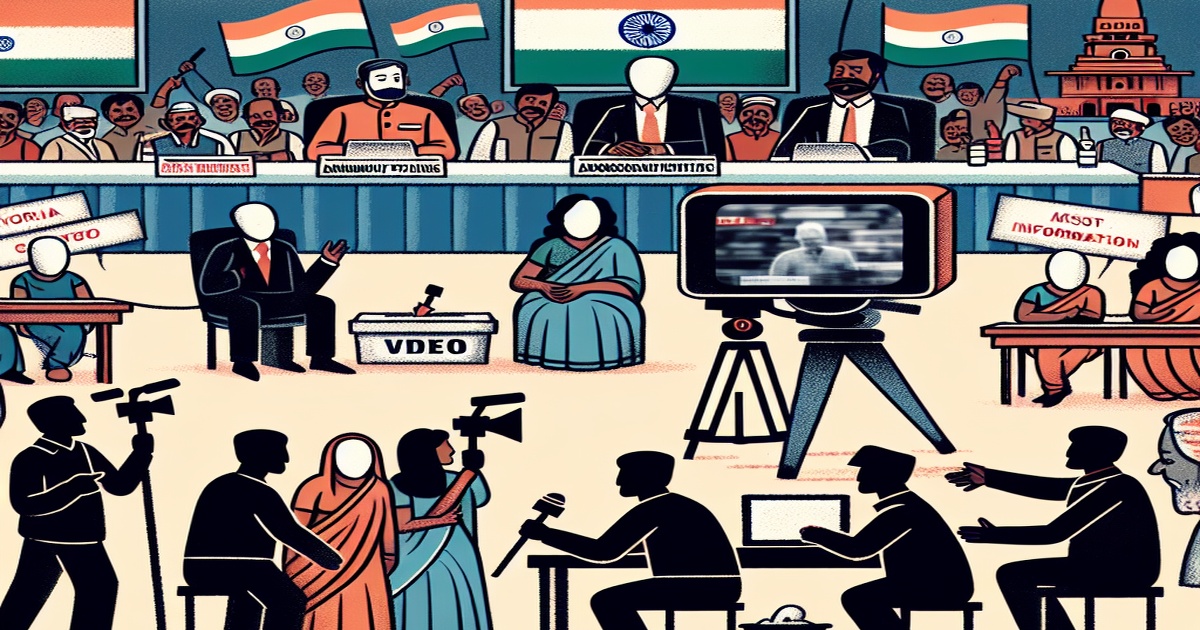 Main image to the post Manipulated Videos Trigger Investigations as India's Election Campaign Intensifies