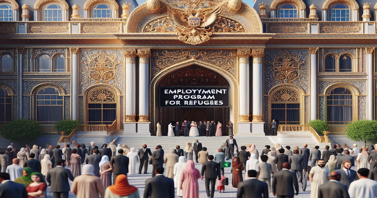 Main image to the post King Celebrates Refugee Employment Program at Buckingham Palace