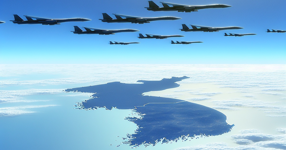 Main image to the post U.S. Bombers Conduct Show of Force Over Korea Amid North's Nuclear Defiance