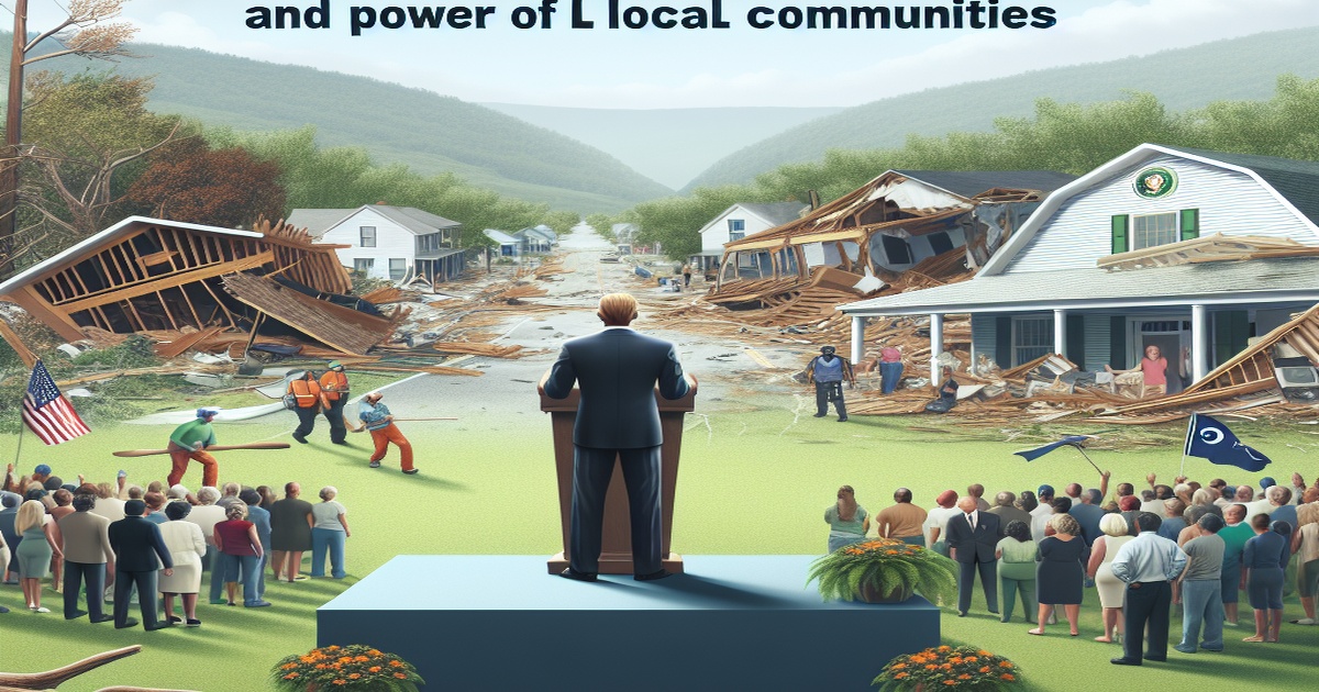 Main image to the post Noem Vows to Streamline Disaster Relief in Western North Carolina, Empower Local Communities