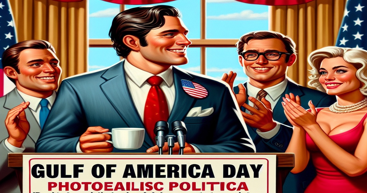 Main image to the post President Trump Declares "Gulf of America Day," Predicts Chiefs Win, and Praises Mahomes' Wife