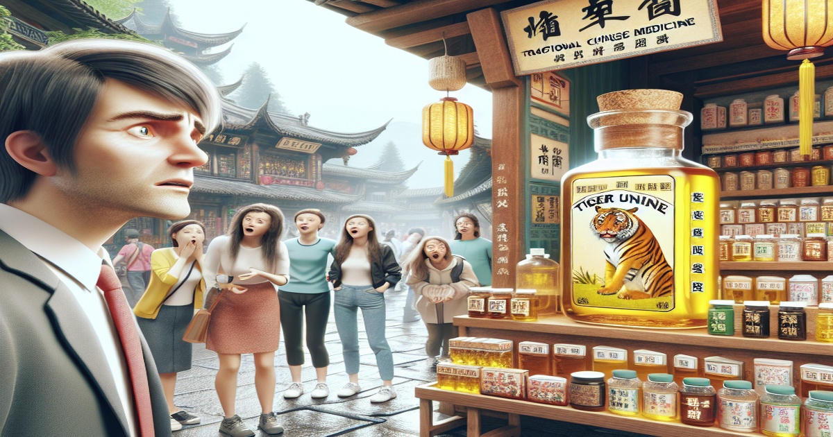 Main image to the post Tiger Urine for Sale in Sichuan Tourist Spot Raises Concerns from TCM Expert