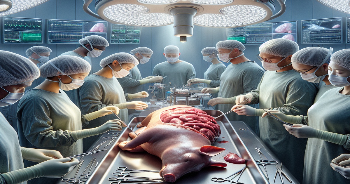 Main image to the post First Full Pig Liver Transplant Performed in China