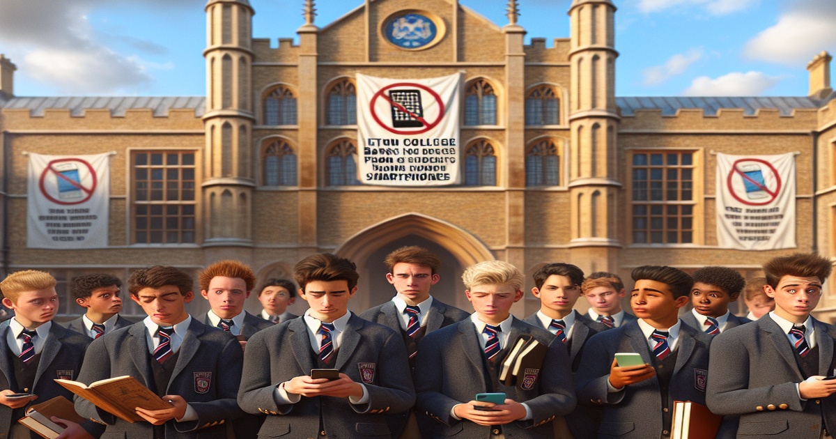 Main image to the post Eton College Bans Incoming Students from Having Smartphones