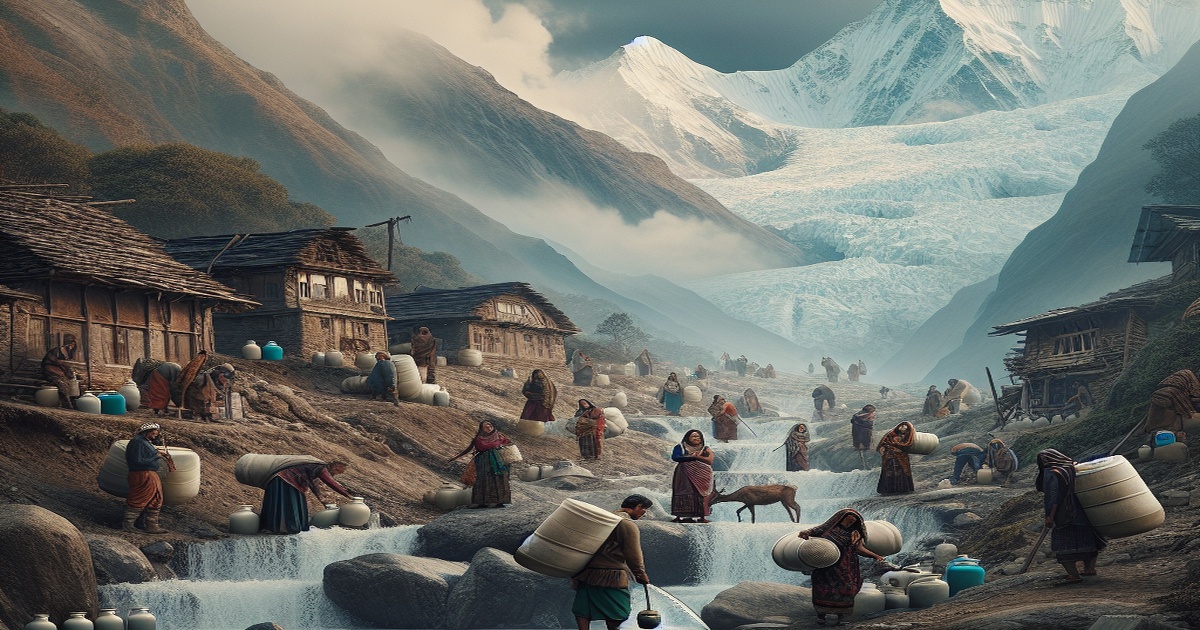 Main image to the post Himalayan Villagers Face a Water Crisis as Melting Glaciers Threaten Their Future