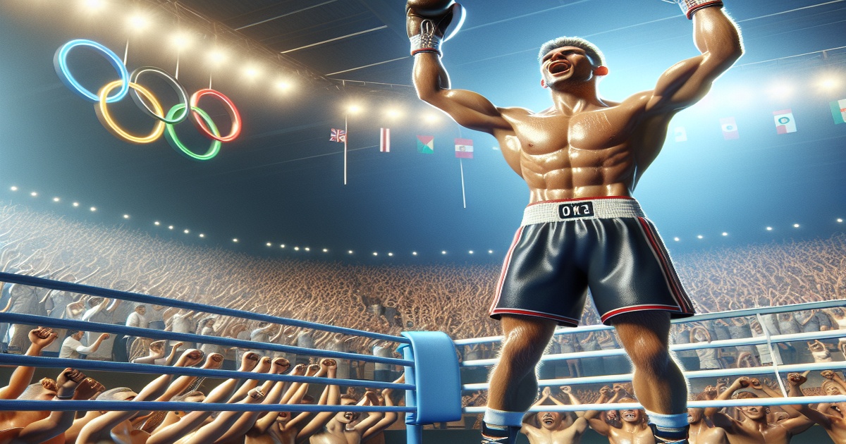 Main image to the post Wyatt Sanford Celebrates Dominant Olympic Debut in Boxing