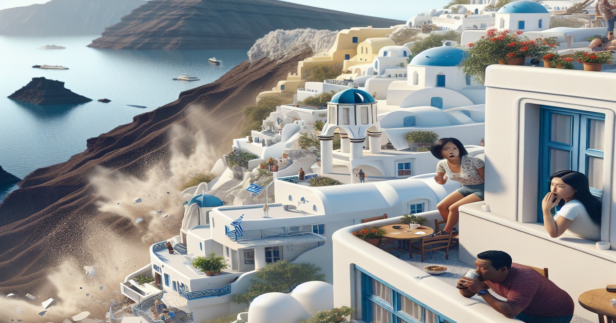 Main image to the post Santorini Shaken by a 5.3 Magnitude Earthquake Amid Prolonged Seismic Activity