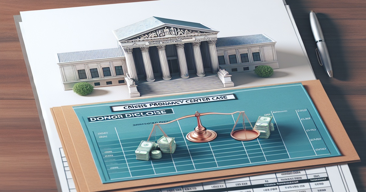 Main image to the post Supreme Court to Weigh Donor Disclosure in Crisis Pregnancy Center Case