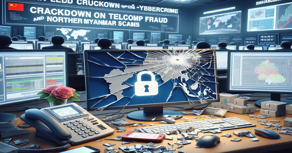 Main image to the post China Cracks Down on Telecom Fraud and Cybercrime, Targets Northern Myanmar Scams