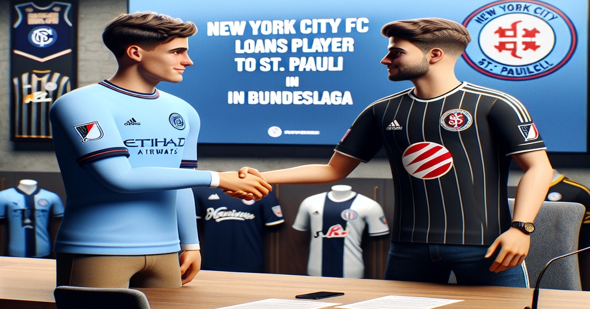 Main image to the post New York City FC Loans James Sands to FC St. Pauli in Bundesliga