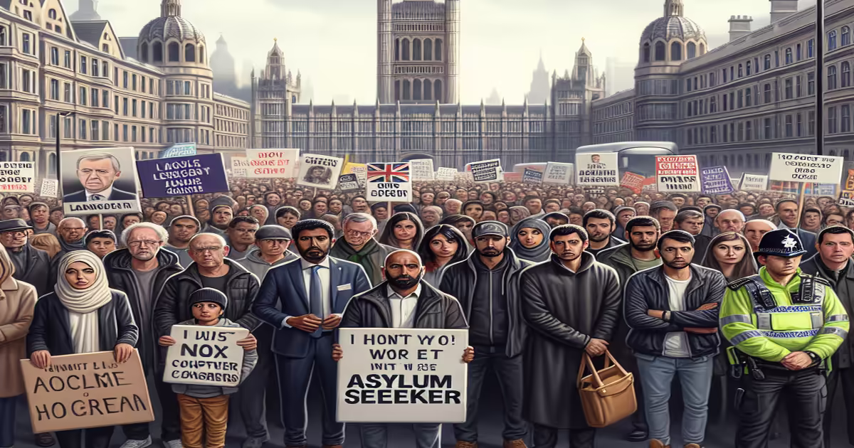 Demonstrations Across the UK Highlight Asylum Seeker Concerns and Public Order Challenges