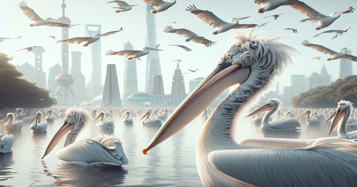 Main image to the post Rare Dalmatian Pelicans Spotted in Shanghai, Highlighting Conservation Success