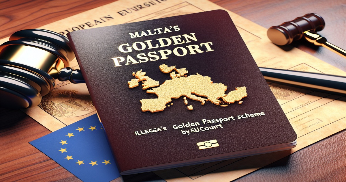 Main image to the post Malta's "Golden Passport" Scheme Deemed Illegal by EU Court