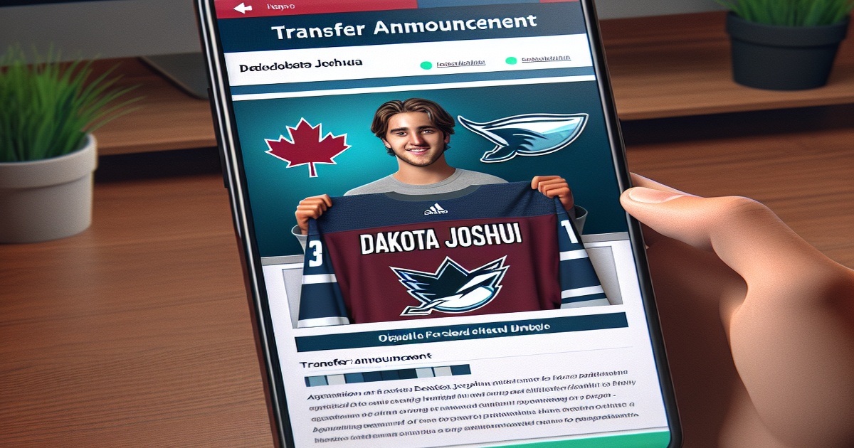 Main image to the post Maple Leafs Acquire Forward Dakota Joshua from Canucks