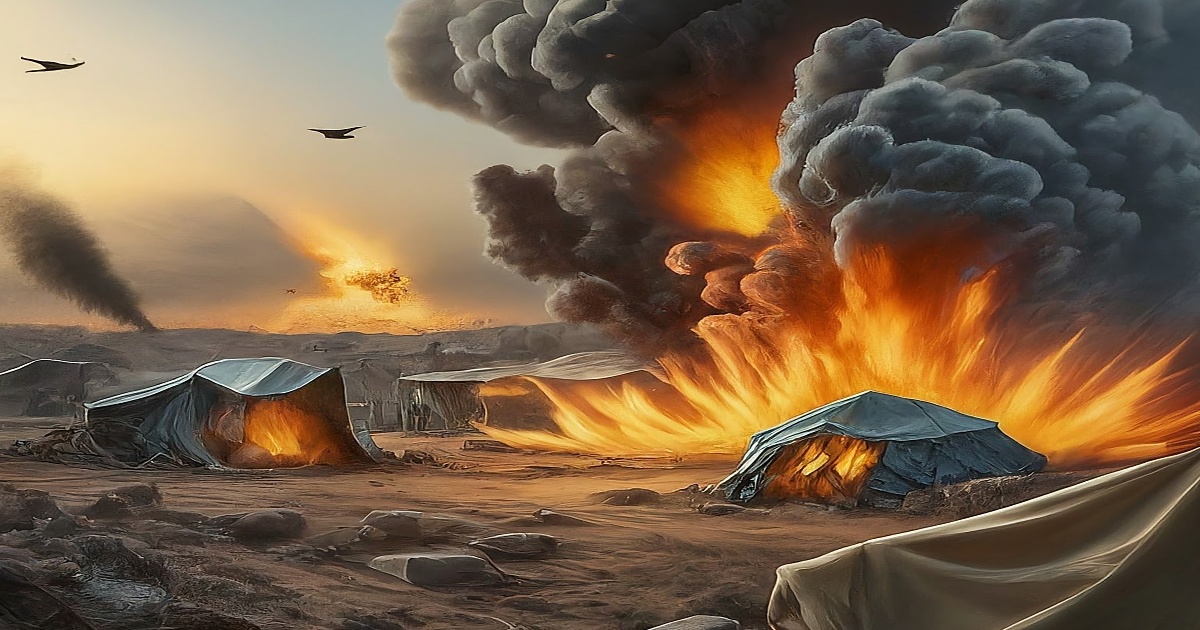 Main image to the post Israeli Strike on Displaced Persons' Tent Claims Lives, Sparks Political Accusations