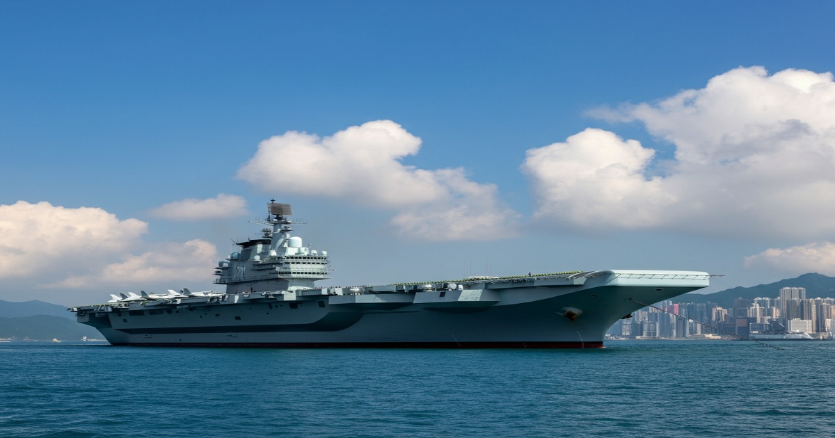 Main image to the post Public Tours of China's New Aircraft Carrier CNS Shandong Open in Hong Kong