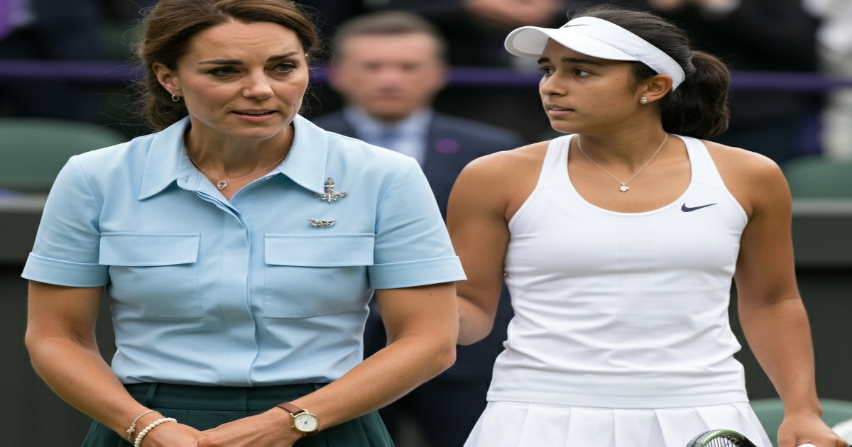 Main image to the post Princess Kate Offers Comfort to Anisimova After Wimbledon Defeat