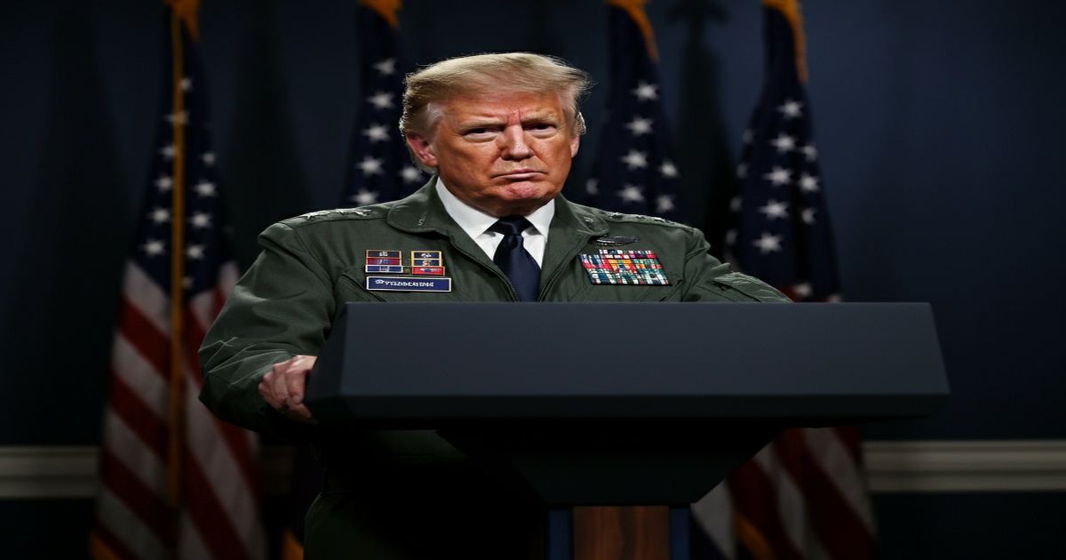 Main image to the post Trump Honors Military Flight Team for Iran Strikes During Iowa Speech