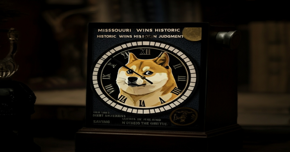 Main image to the post Missouri Wins Historic Judgment, Debt Clock Updates with Dogecoin and Savings
