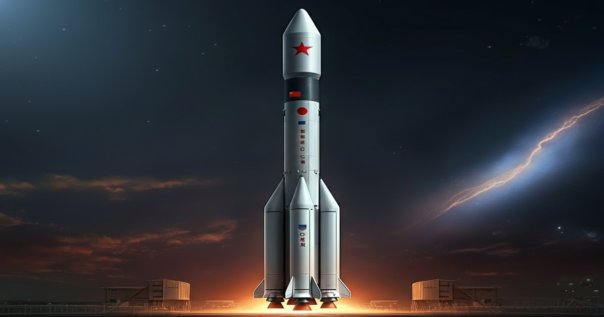 Main image to the post China's Long March-10 Rocket Completes Successful Static Fire Test, Advancing Lunar Exploration