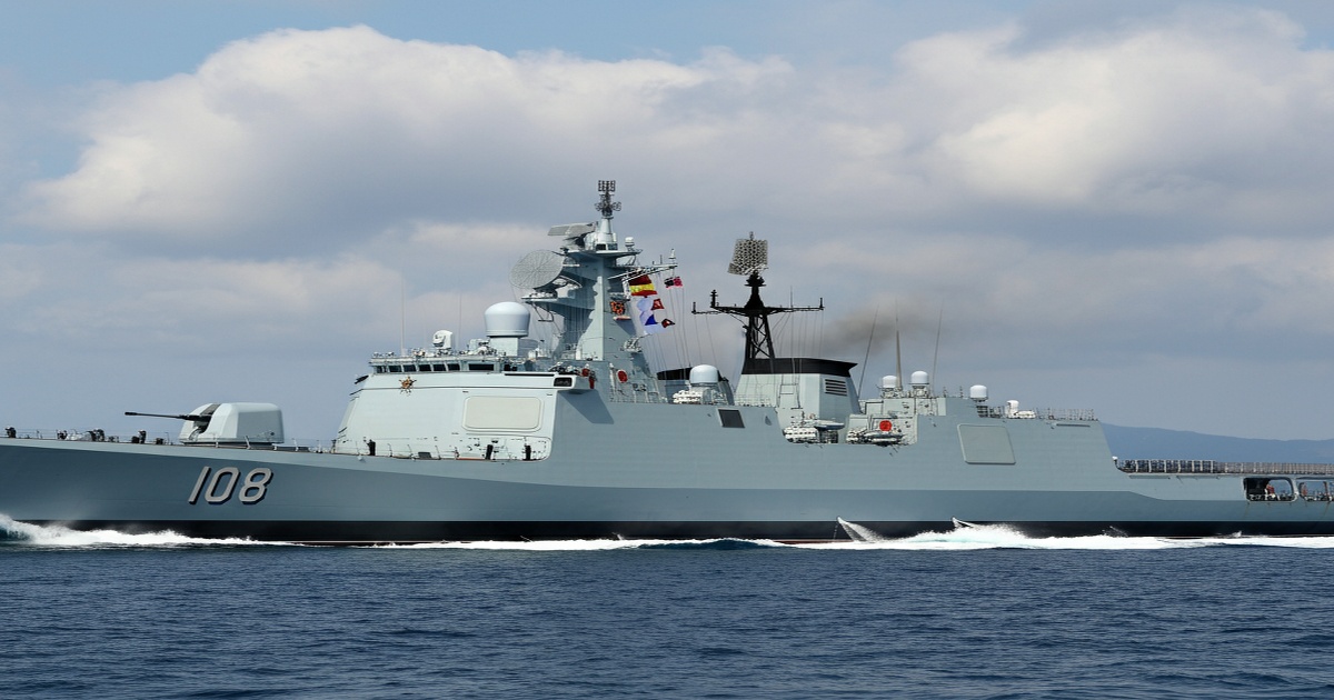 Main image to the post Second Type 054B Frigate Unveiled by China's PLA Navy Amidst Strengthening Naval Capabilities