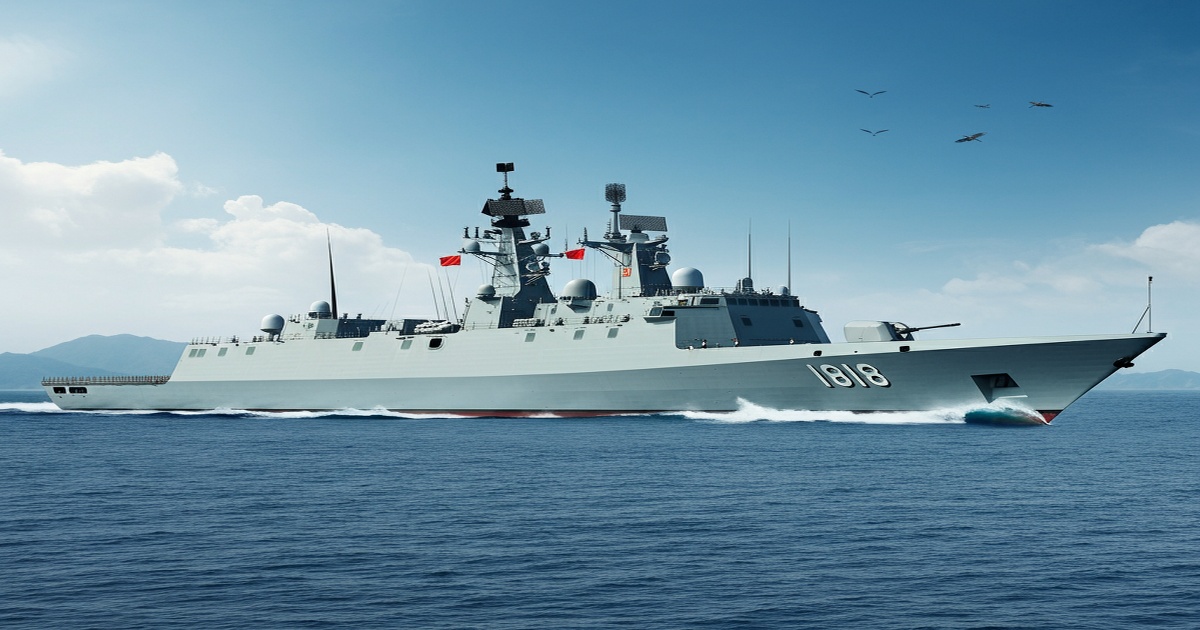 Main image to the post China's Navy Commissions First Type 054B Frigate, the Luohe, Boasting Advanced Capabilities