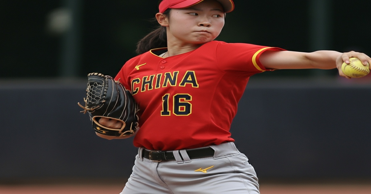 Main image to the post Young Pitcher Chai Yinan Leads China to Victory at Women's Softball Asia Cup