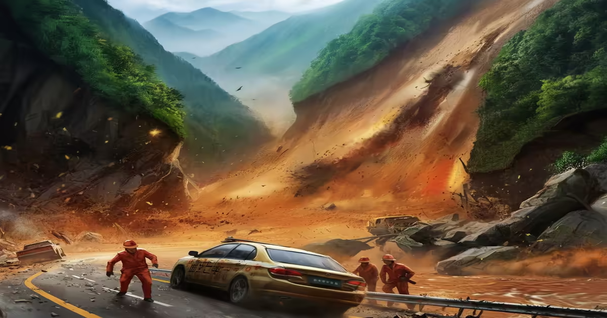 Main image to the post Landslide in Sichuan Province Claims Lives, Disrupts Highway