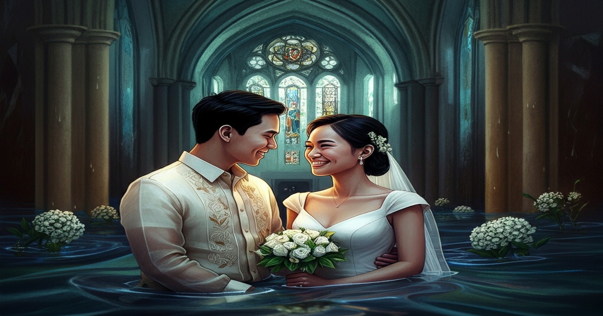Main image to the post Couple Marries in Flooded Church, Defying Typhoon in the Philippines