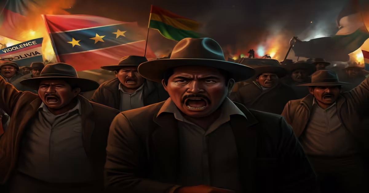 Main image to the post Violence Erupts in Bolivia Amid Political Unrest and International Tensions Rise