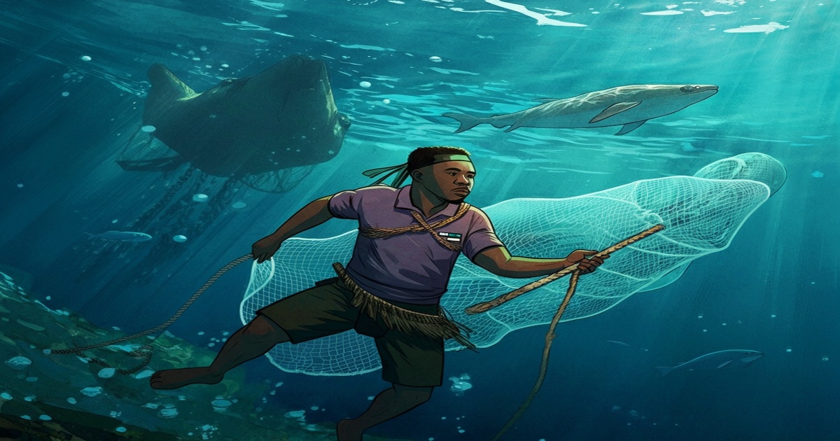 Main image to the post Indigenous Rangers Fight a Rising Tide of Plastic and Ghost Nets, Seeking Sustainable Solutions