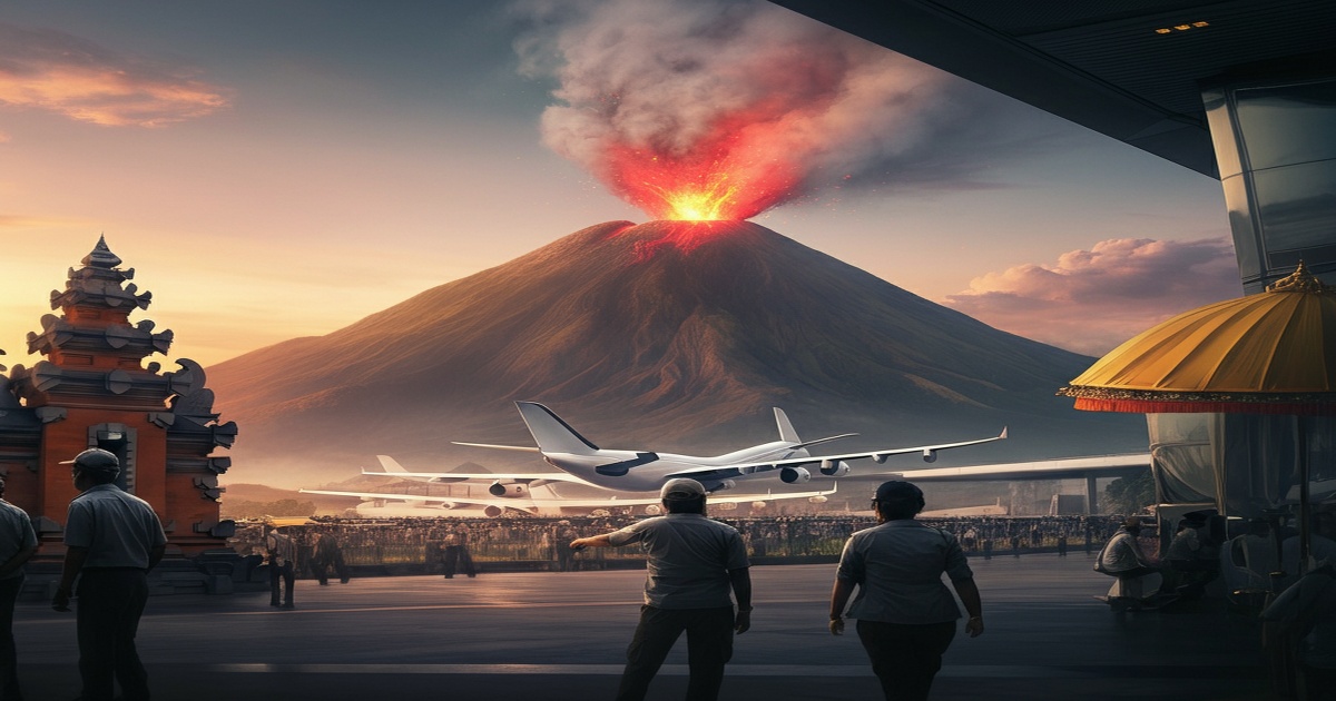 Main image to the post Bali Airport Operations Recover After Mount Lewotobi Laki-laki Eruption