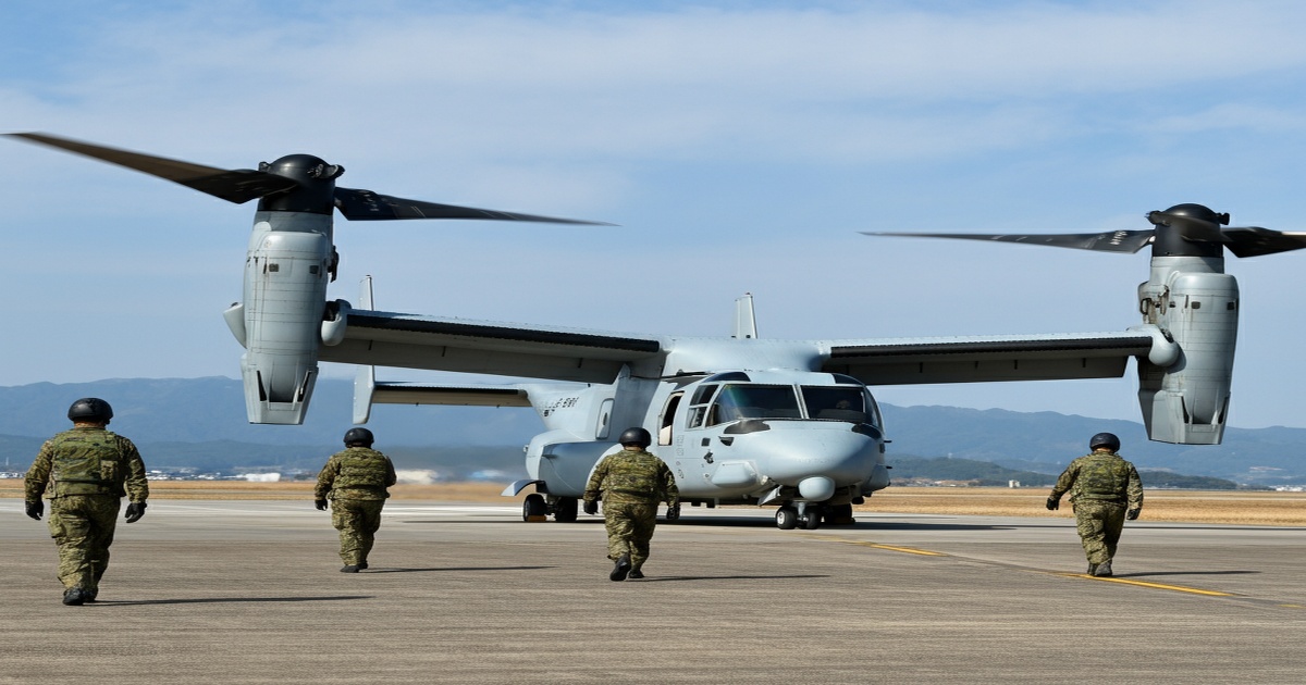 Main image to the post Japan Begins Deployment of Osprey Aircraft at Saga Airport to Enhance Defense