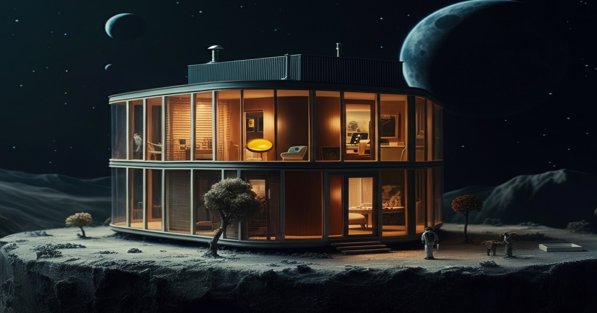Main image to the post Swedish Artist's Miniature House Set for Historic Moon Landing