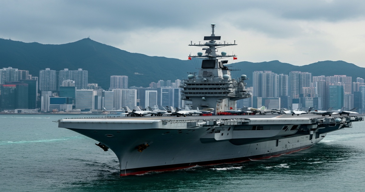Main image to the post Public Tours of Aircraft Carrier CNS Shandong and Escorts in Hong Kong