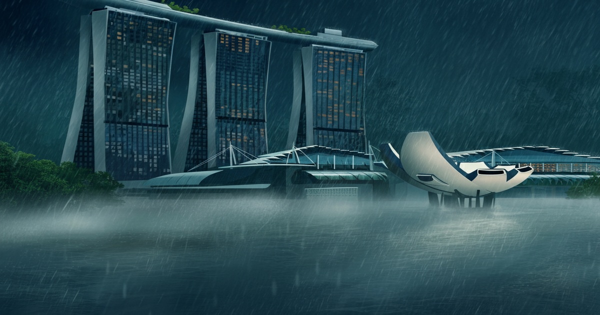 Main image to the post Singapore Grapples with Flash Floods Following Intense Sunday Rainfall