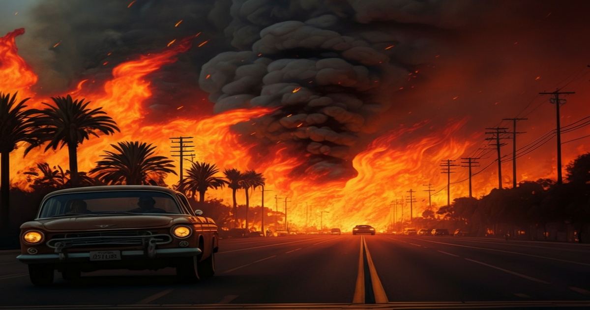 Main image to the post Wildfires Ravage Los Angeles, Forcing Celebrity Evacuations and Highlighting Climate Change Impact