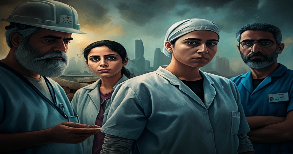 Main image to the post "Doctors Under Attack" and the Targeting of Gaza's Medics