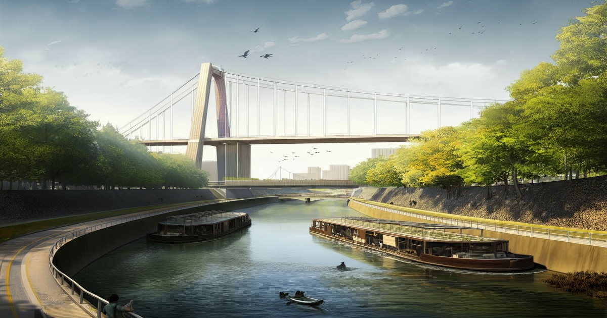 Main image to the post A New Landscape Born from a Re-Routed River and the Promise of Urban Renewal