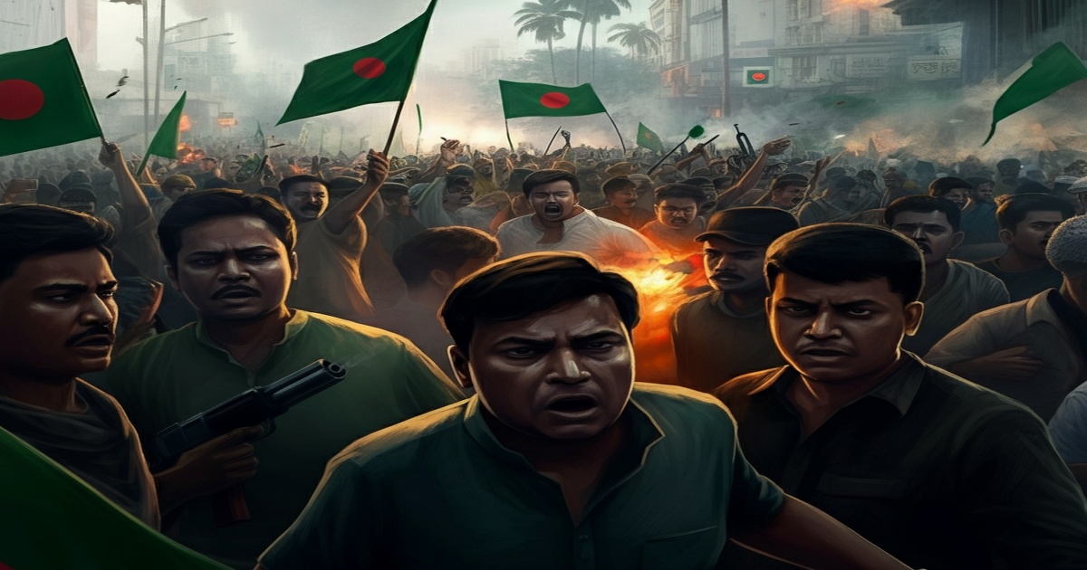 Main image to the post Violence Erupts at Bangladesh Rally, Leaving Casualties and Fueling Political Tensions