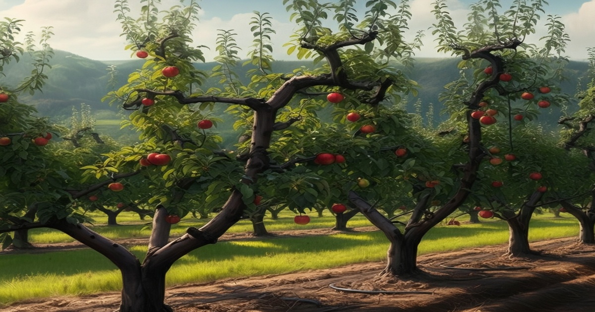 Main image to the post Transforming Barren Landscapes into Thriving Apple Orchards