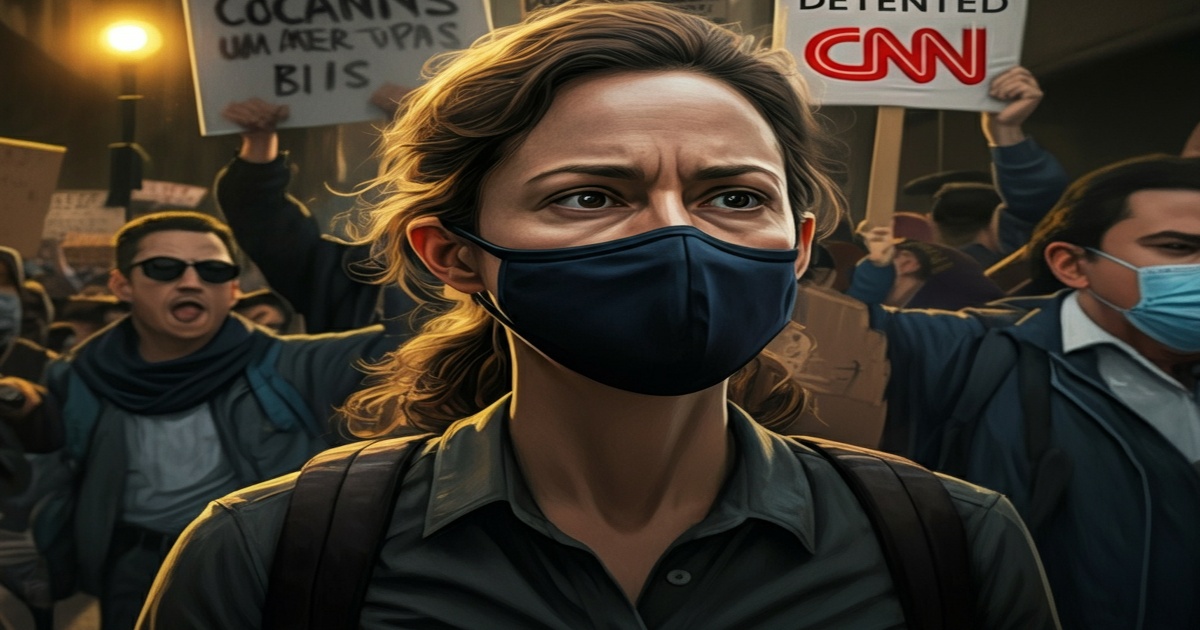 Main image to the post CNN Reporter Detained While Covering Los Angeles Protests