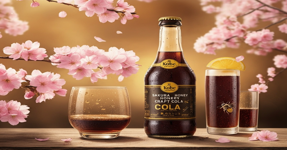 Main image to the post Kobe Beekeeper Creates Sakura Honey Craft Cola, Sweetening the Local Economy
