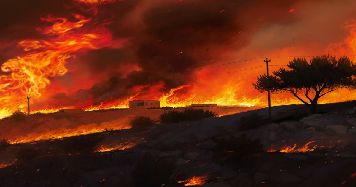 Main image to the post Wildfires Rage in Central Israel, Prompting Evacuations and International Assistance
