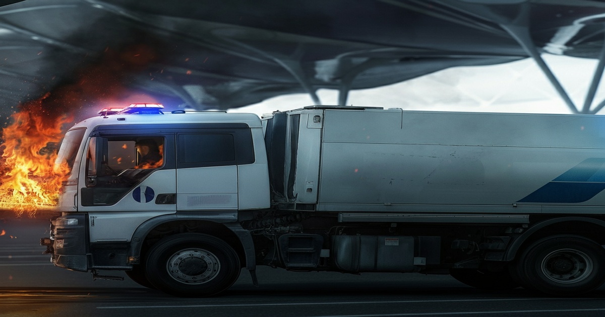 Main image to the post Dramatic Vehicle Fire Disrupts Operations at Gatwick Airport