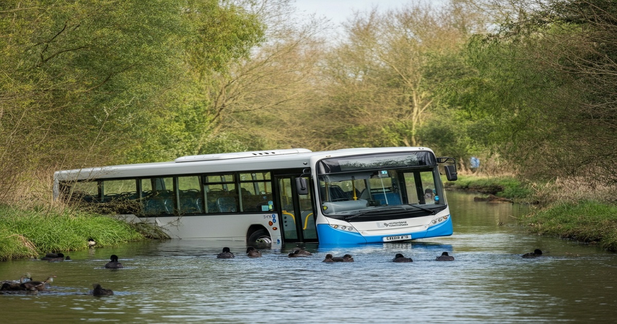 Main image to the post Bus Carrying Students Crashes into River in Eastleigh, Hampshire
