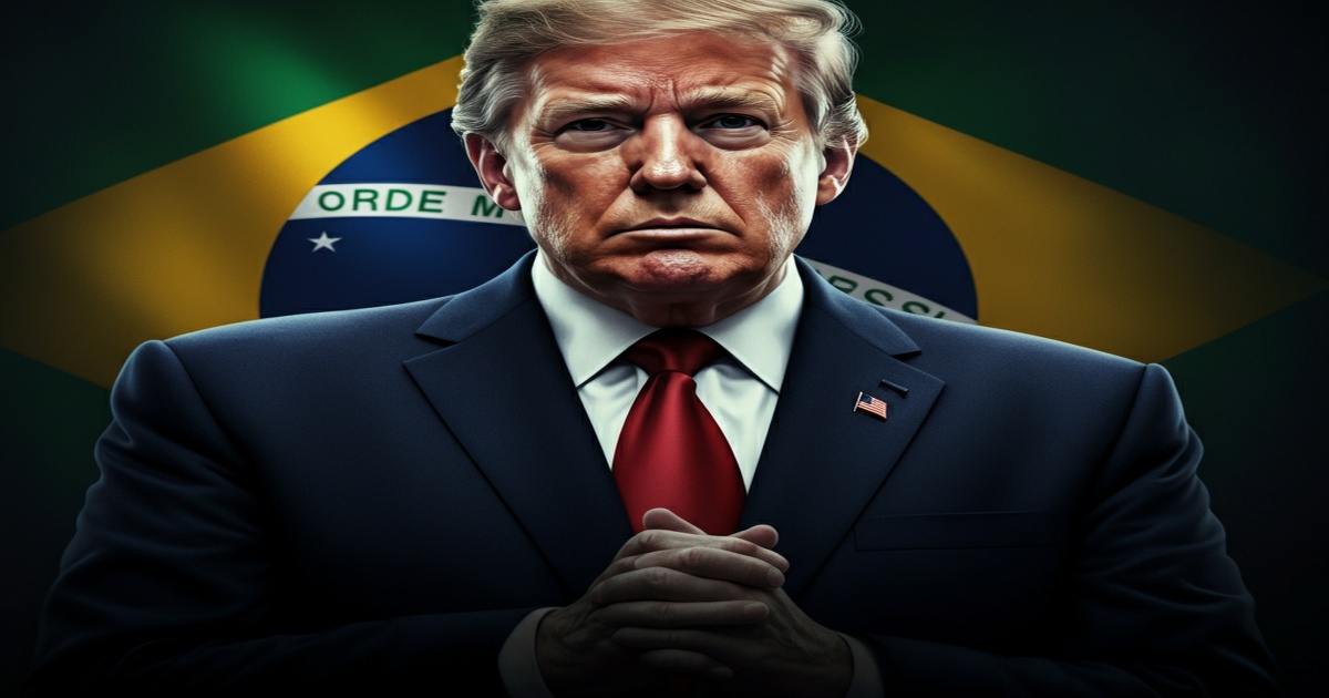 Main image to the post Trump Imposes 50% Tariff on Brazil, Citing Election and Free Speech Concerns